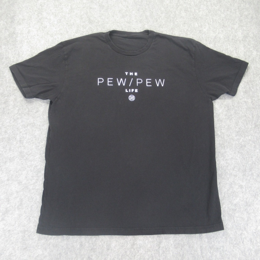 Colion‎ Noir Mens Pew Pew Life T-Shirt Size Large